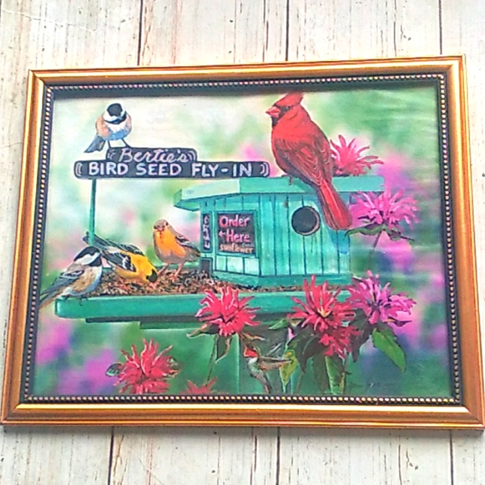 9" x 11" Cardinal Picture